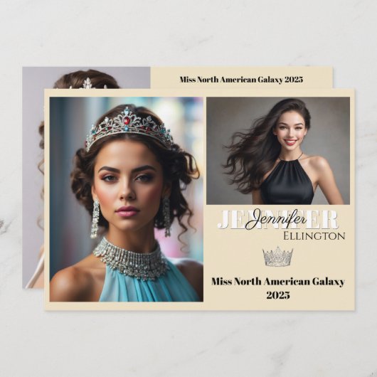 Invitation Pageant Essentials Autograph Comp Card (Devant / Derrière)