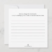 Invitation Pages de coloration papillon avec journal (Dos)