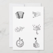 Invitation Pages de coloriage pour enfants Design créatif (Dos)