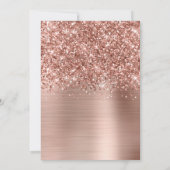 Invitation Pailleté Rose Gold Léopard 40 et Fabuleux (Dos)