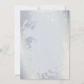 Invitation Pailletée d'Argent (Dos)