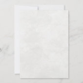 Invitation Pailletée pour Arbre de Noël des Fêtes (Dos)