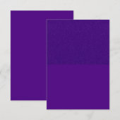 Invitation Pailletée Violet Finition Dégradée – Pe (Devant / Derrière)