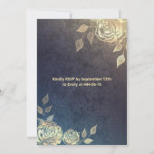 Invitation Paillettes or rose tendance robe Quinceañera (Dos)