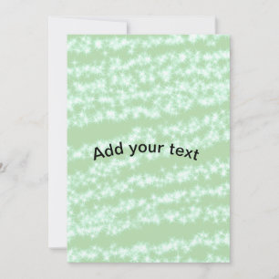 Invitation Paillettes pastel vert scintillement nom texte boh