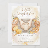 Invitation Pain à l'aquarelle Bébé en route Shower de future  (Devant)