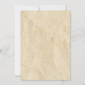 Invitation Pain dans le Baby shower four Boulangerie rustique (Dos)