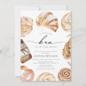 Invitation Pain dans le four Cuisine à thème Baby shower de c (Devant)