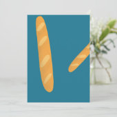 Invitation Pain de Baguette (Debout devant)