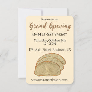 Invitation Pain de seigle Atelier de boulangerie juive Ouvert