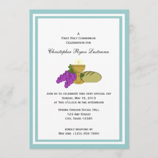 Invitation Pain de vie de la première communion