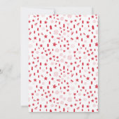 Invitation Pain d'épice biscuit Camion rouge Échange de biscu (Dos)