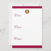 Invitation Pain d'épice de Noël (Dos)