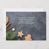 Invitation Pain d'épice et orange Cookie Exchange Party (Dos)