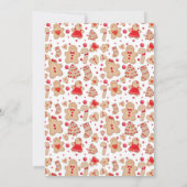 Invitation Pain d'épice Homme Baked Cookies rustique Whimsica (Dos)