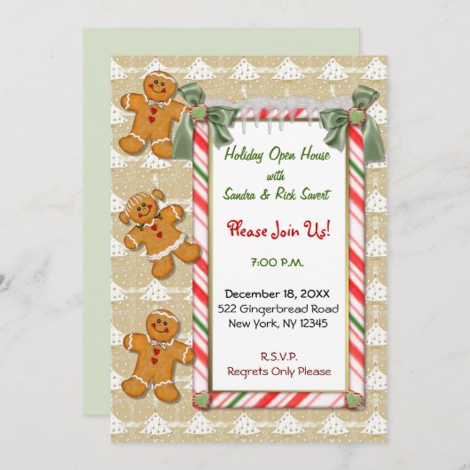 Invitation pain d'épices (Devant / Derrière)