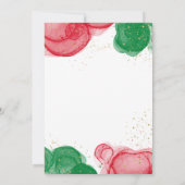 Invitation Pain d'épices | Baby shower de Noël (Dos)