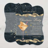Invitation Pain d'épices Cookie Boire Confetti fête de Noël (Devant / Derrière)
