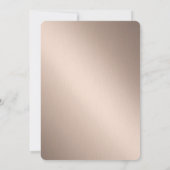 Invitation Pain d'épices Cookie Boire Rose Gold Seasons (Dos)