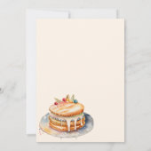 Invitation pain d'épices de Noël (Dos)