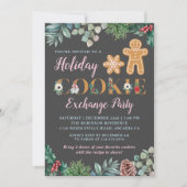 Invitation Pain d'épices Hommes Fêtes Cookie Exchange Party (Devant)