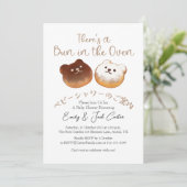 Invitation Pain d'ours dans le four Baby shower mignonne Pain (Debout devant)