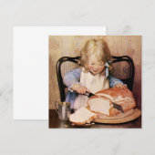 Invitation Pain frais par Jessie Willcox Smith (Devant / Derrière)