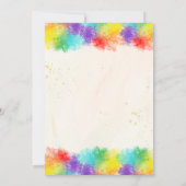 Invitation Paint Birthday Party - Art Birthday (Dos)