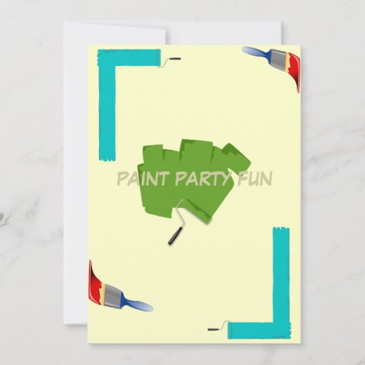 Invitation Paint Brush (Devant)
