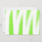 Invitation Paint de peinture au vaporisateur vert de chaux Pa (Dos)