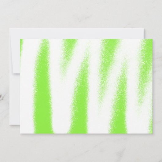 Invitation Paint de peinture au vaporisateur vert de chaux Pa (Dos)