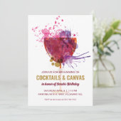 Invitation Paint Party (Debout devant)