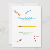 Invitation Paint Party for the Ladies Personnalisable (Dos)