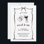Invitation Paint & Sip 21e anniversaire Modèle d'invitation<br><div class="desc">Célébrez un jalon avec style et créativité! Ce Modèle Paint and Sip 21st Birthday Invitation est le moyen idéal pour les amis invitations d'une nuit de vin et de peinture amusante et classe. Entièrement modifiable à Canva, cet invitation de fête moderne et artistique est idéal pour do-it-yourself planificateurs d'événements qui...</div>