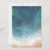 Invitation Paint Splash Floral Cross Baptism (Dos)