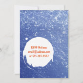 Invitation Paint Splatter | Fête des enfants (Dos)