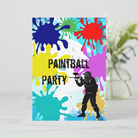 Invitation Paintball 21e anniversaire (Debout devant)