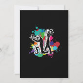 Invitation Paintball Anniversaire Paint Boys Girls (Dos)