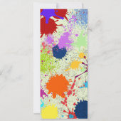 Invitation Paintball Anniversaire Ticket Invitation, Paintbal (Dos)