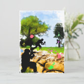 Invitation Paintball au printemps (Debout devant)