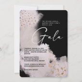 Invitation Painted Canvas Gala Invite (Devant)