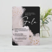Invitation Painted Canvas Gala Invite (Debout devant)