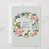 Invitation Painted Floral Sip et Voir (Dos)