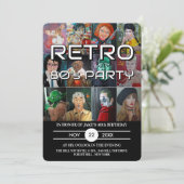 Invitation Painted Portraits by Alfred Fox - Retro Party (Debout devant)