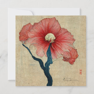 Invitation Painting d'Hibiscus