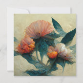 Invitation Painting flower (Devant)