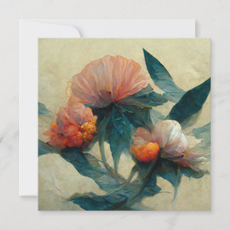 Invitation Painting flower