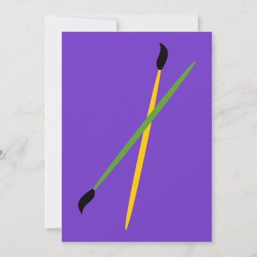 Invitation Paints and Brushes (Dos)