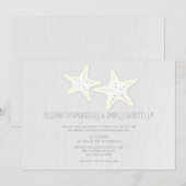 Invitation Paires mignonnes d'invitations de mariage (Devant / Derrière)