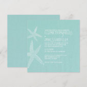 Invitation Paires rustiques d'invitations de mariage (Devant / Derrière)